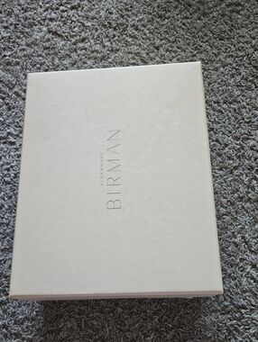 ALEXANDRE BIRMAN Empty Shoe Box Cream Pink Logo Tissue Lorraine Size 38